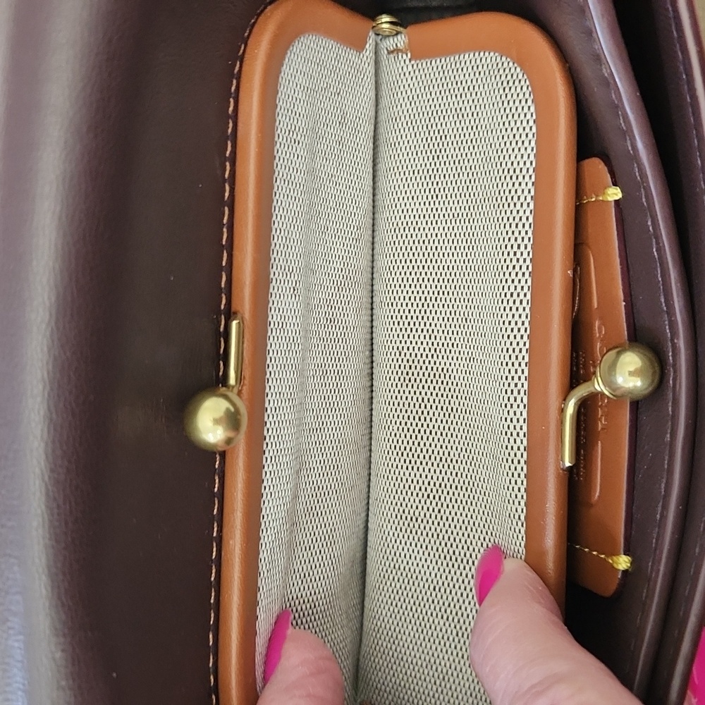 Coach Custom Tea Rose Dinky Peony Pink - Picture 12 of 16